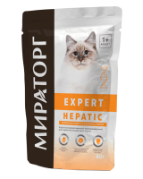 Мираторг Expert Hepatic пауч для взрослых кошек Бережная забота о здоровье печени