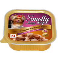 Зоогурман консервы для собак "Смолли Дог" ягненок с сердцем 100г (38476)
