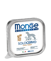 Monge MONOPROTEIN SOLO CERVO (Монж консервы для собак из оленины)