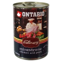 Ontario Culinary Minestrone Chicken and Pork (Онтарио консервы для собак "Минестроне с Курицей и Свининой")