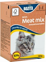 Meat Mix Mini (кусочки в соусе "мяcной коктейль" для кошек от Бозита) 190гр. ( 30155)