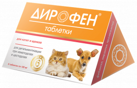 Апиценна Дирофен антигельминтик для котят и щенков 6таб - Апиценна Дирофен антигельминтик для котят и щенков 6таб