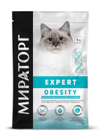 Мираторг Expert Obesity для кошек бережная забота об оптимальном весе