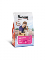 Karmy Sensitive Medium & Maxi Карми сухой корм для собак средних и крупных пород в возрасте старше 1 года, с чувствительным пищеварением на лососе (73272, 73271)