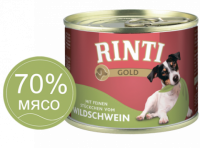 Rinti Gold mit Wildschwein (Ринти Голд консервы для собак с диким кабаном)