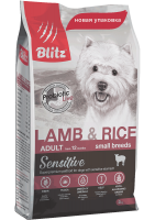 Blitz Lamb & Rice Small Breeds Adult (Блиц сухой корм для мелких пород собак с ягненком и рисом)