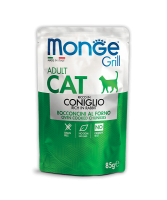 Monge Grill Coniglio Adult (Монж паучи для кошек с итальянским кроликом)