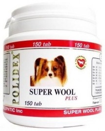 Polidex (Полидекс) Super Wool plus улучшает состояние шерсти, кожи, когтей и профилактика дерматитов (12947) - polidex-super-wool-plus-polideks-super-vul-plyus-vitaminy-dlya-sobak-dlya-uluchsheniya-shersti.jpg