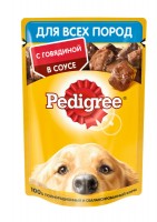 Pedigree паучи для собак с говядиной