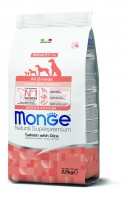 Корм Monge Speciality Line Puppy & Junior Salmone (Монж для щенков всех пород с лососем)