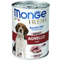 Monge Fresh Chunks in Loaf Lamb Adult (Монж консервы для собак: мясной рулет с ягненком)