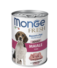 Monge Fresh Chunks in Loaf Pork Adult (Монж консервы для собак: мясной рулет со свининой) - Monge Fresh Chunks in Loaf Pork Adult (Монж консервы для собак: мясной рулет со свининой)