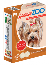 ДокторZOO ( Доктор ЗОО мультивитаминное лакомство для собак со вкусом копченостей (13002)) - ДокторZOO ( Доктор ЗОО мультивитаминное лакомство для собак со вкусом копченостей (13002))