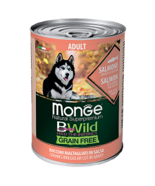 Monge BWild Grainfree All Breeds Adult Salmone (Монж консервы для собак из лосося с тыквой и кабачками) - Monge BWild Grainfree All Breeds Adult Salmone (Монж консервы для собак из лосося с тыквой и кабачками)