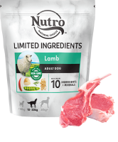 NUTRO Limited Ingredients Adult Dog (Нутро беззерновой для собак с чувствительным пищеварением с ягнёнком и экстрактом розмарина)